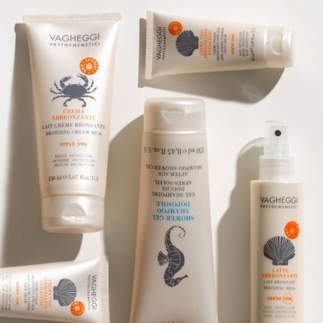 Protectores solares ecológicos Vagheggi para centros de estética