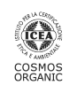 Logo de la certificación COSMOS Organic que avala cosmética ecológica y sostenible de la línea BIO+ de Vagheggi