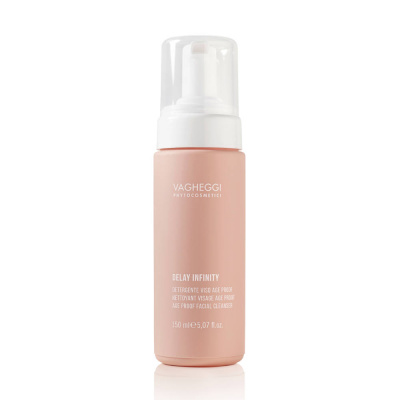 Mousse limpiadora Age Proof de Vagheggi que limpia, tonifica y estimula la producción de colágeno.