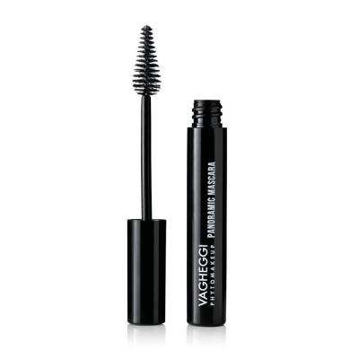 Panoramic Mascara negro intenso para pestañas largas, curvas y voluminosas.